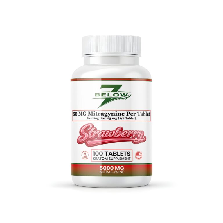Strawberry 50mg Mitragynine Tablets